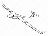 Coloring Glider Plane Drawing Pages Template Getdrawings sketch template