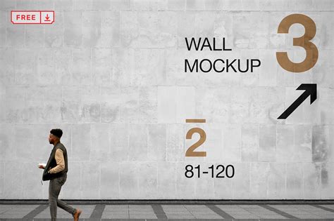 wall psd mockup behance
