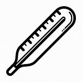 Thermometer Icon Nurse Sick Fever Temperature Medical Editor Open sketch template