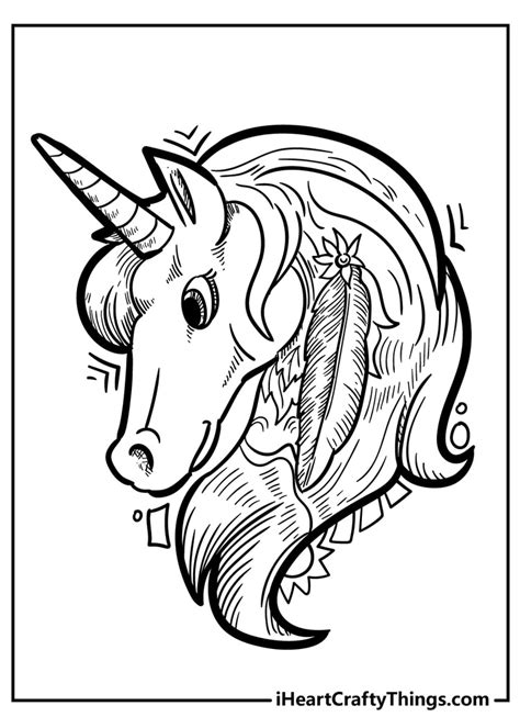 unicorn coloring pages  magical unique designs