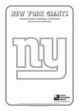 Coloring Nfl Pages Giants Logos Football Teams York Cool American Logo Team National Dallas Print Cowboys Clubs Kids Zapisano sketch template