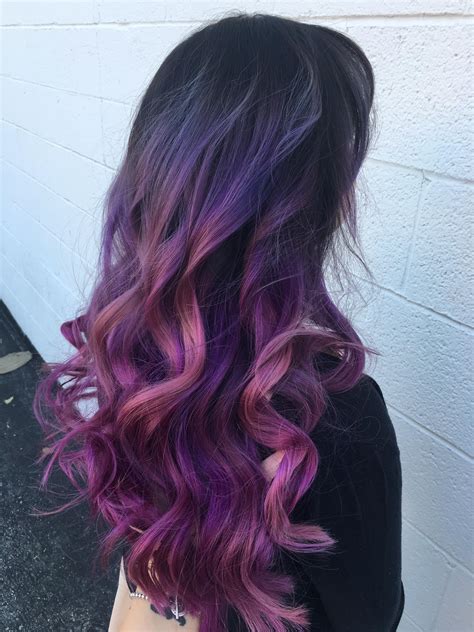 pink  purple hair rfancyfollicles