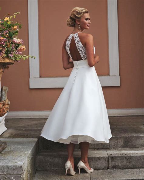 24 Gorgeous Tea Length Wedding Dresses