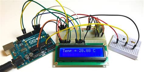 arduino temperature sensor microcontroller tutorials