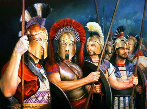 thermopylae bc spartan  thespaian hoplites  chris collingwood military art military