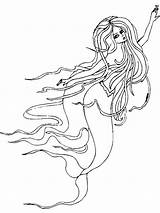 Colorare Sirene Disegni Sirena Acolore Sagoma Delle sketch template