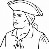 Revere Paul Coloring Pages Sketch Getcolorings Paintingvalley sketch template