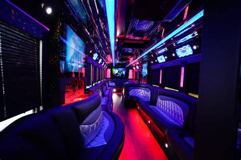 passenger party bus party bus rental  nj santos vip limousine