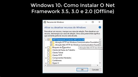 windows  como instalar  net framework