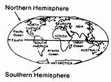 Hemisphere Worksheets Northern Southern Worksheet Globe Color Worksheeto Via sketch template