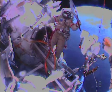 russian cosmonauts perform record breaking spacewalk video — rt world