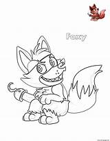 Foxy Fnaf Coloriage Mangle Naf Bonnie Wallpaperartdesignhd Plushies Minecraft Getdrawings Getcolorings sketch template