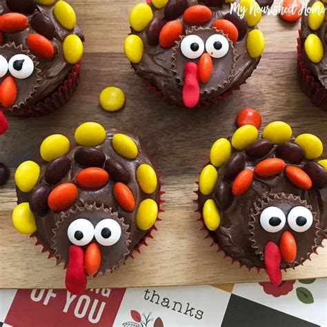 thanksgiving turkey cupcakes my nourished home
