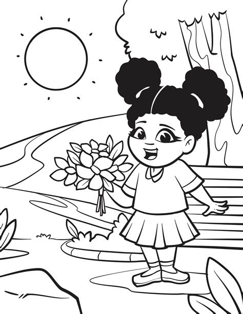 african american childrens coloring pages etsy