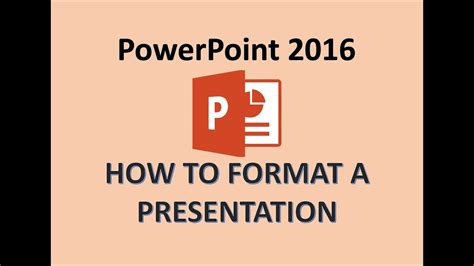 powerpoint  formatting     format microsoft