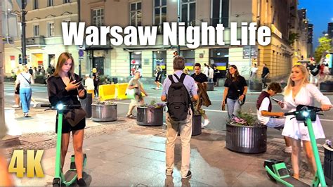Warsaw 🇵🇱 Nightlife Just Watch This Now 4k Hdr Video Walking Tour In
