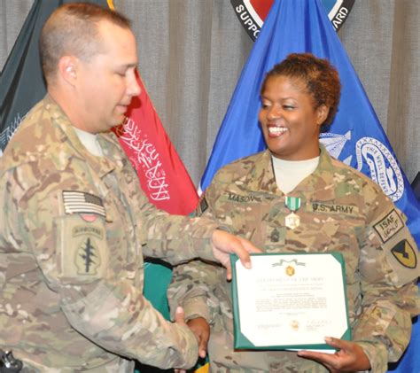 mason awarded army commendation medal article  united states army