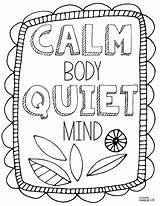 Coloring Mindfulness Pages Mindful Sheets Pdf Health Counselor School Happy Wellness Click sketch template