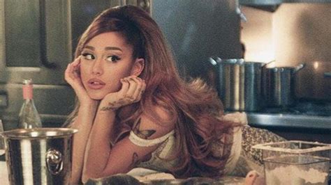ariana grande shares behind the scenes snaps from positions music