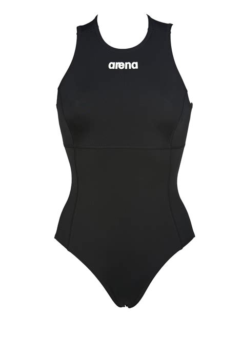 sportemotioncom zwemmen waterpolokleding arena solid waterpolo badpak black