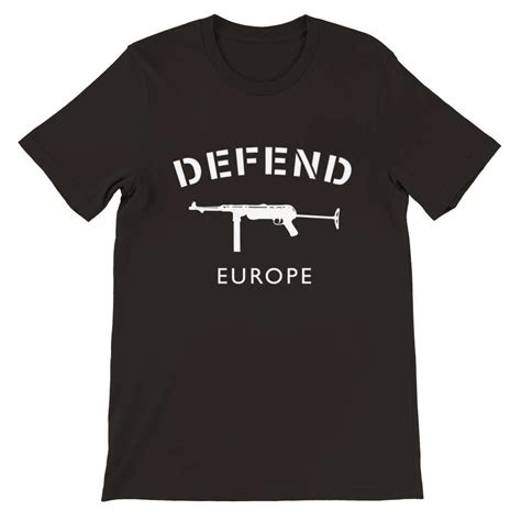 defend europe  shirt revolt noir