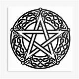 Pentagram Celtic Knot Clipart Pentacle sketch template