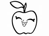 Manzana Preschool Apples Fruits Pdfs Dazzlewhilefrazzled Pintarcolorear sketch template