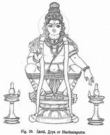 Hindu Gods Drawings God Pencil Indian Outline Sketches Drawing Paintings Coloring Pages Sketch Mural Painting Amman Sasta Vishnu Arya Template sketch template