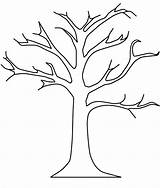 Leaves Tree Without Coloring Pages Under Kids sketch template