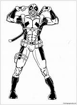 Wilson Wade Aka Coloring Deadpool Online Pages Color Coloringpagesonly sketch template