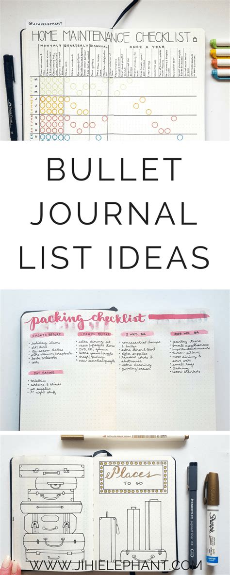 ultimate bullet journal list ideas examples   bullet journal