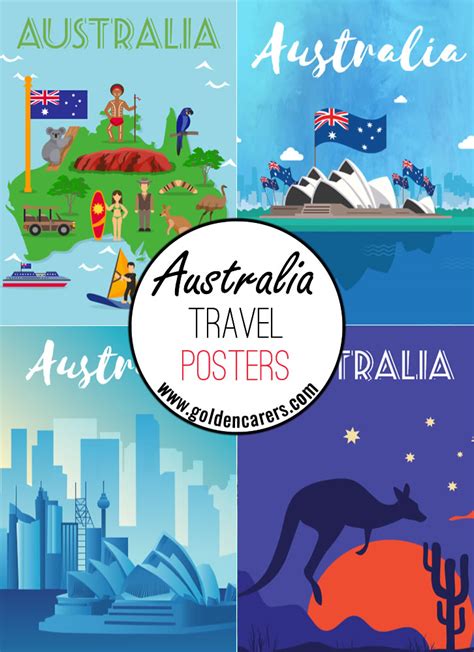 australia travel posters