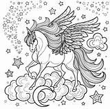 Unicorno Colorare Disegni Unicornio Unicorni Arcobaleno Farfalle Vestito Grandi sketch template