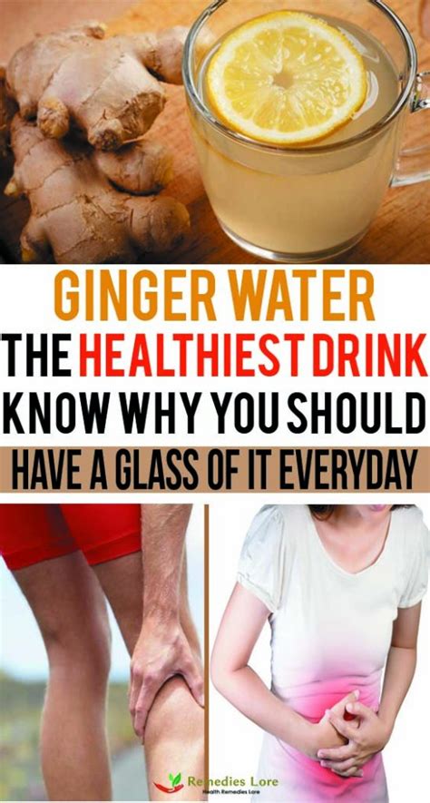 Ginger Water The Healthiest Drink Know Why You Should