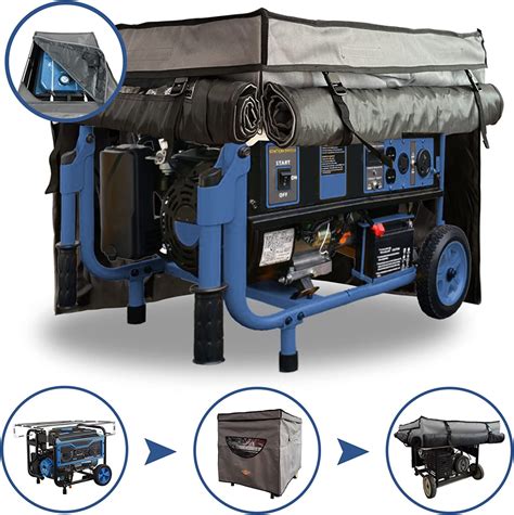 amazoncom geheng generator running cover waterproof generator coverwith standuniversal