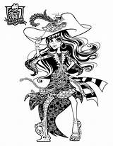 Coloring Monster High Doubloons Vandala Haunted Pages Hellokids Print Color Shimmer Shine Girls sketch template