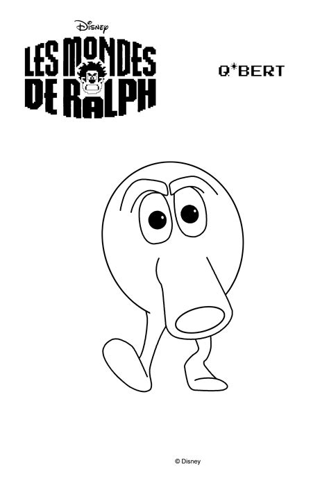 qbert coloring printable coloring pages