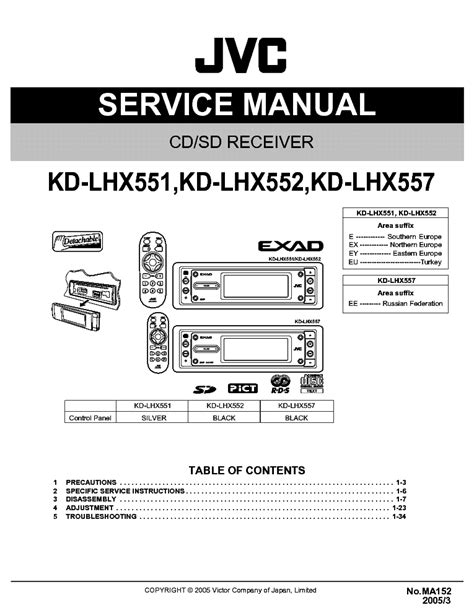 jvc model kd rmbs wiring diagram