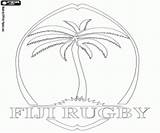 Rugby Fiji Logo Team sketch template