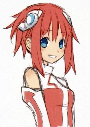smug red haired concept nep rgamindustri