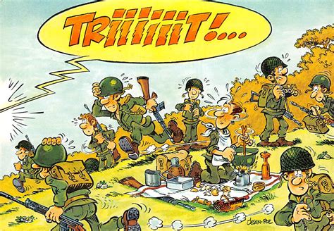 militair humor cartoon verstoorde picknick hc house  cards