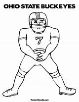 Coloring Pages Cowboys Football Dallas State Ohio Brutus Osu Florida Buckeye Gators Player Color Print Aaron Buckeyes Rodgers Twisty Georgia sketch template