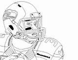 Coloring Pages Nfl Lynch Marshawn Template sketch template