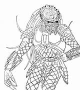 Predator Coloring Trippy sketch template