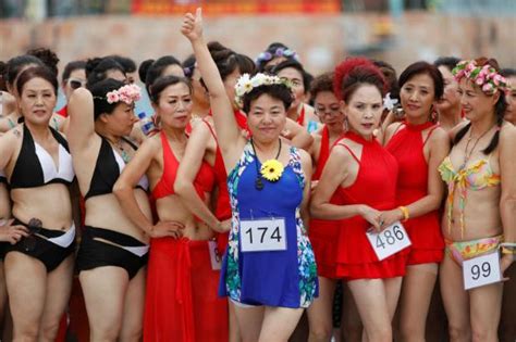 bikini contest in china stars the over 55s bangkok post news