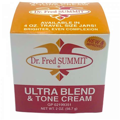 dr fred summit ultra blend tone cream oz skin whitener discoloration  box
