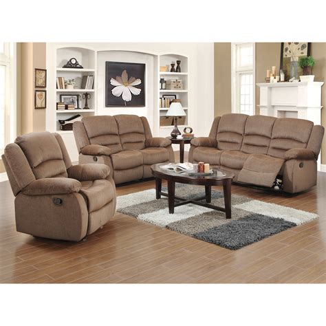 pride furniture dallas contemporary  piece fabric reclining sofa