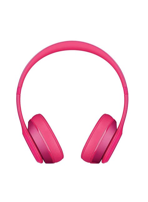 pink beats solo headphones  pink