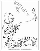 Franklin Benjamin sketch template