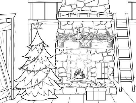 easy coloring  house  coloring pages